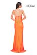 La Femme 32981 Illusion Back Peek-A-Boo Neckline Dress