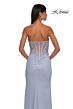 La Femme 32981 Illusion Back Peek-A-Boo Neckline Dress