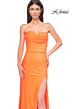 La Femme 32981 Illusion Back Peek-A-Boo Neckline Dress