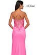 La Femme 32981 Illusion Back Peek-A-Boo Neckline Dress