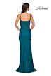 La Femme 32983 Lace Corset Sweetheart Neckline Dress