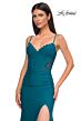La Femme 32983 Lace Corset Sweetheart Neckline Dress