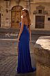 La Femme 32990 Lace-Up Back Strapless Sweetheart Neckline Dress