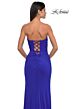La Femme 33018 Faux Wrap Strapless Sweetheart Neck Dress