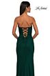 La Femme 33018 Faux Wrap Strapless Sweetheart Neck Dress