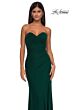 La Femme 33018 Faux Wrap Strapless Sweetheart Neck Dress