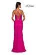 La Femme 33036 Basque Waist Lace Corset Dress