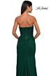 La Femme 33116 High Slit Strapless Ruched Dress