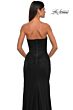 La Femme 33116 High Slit Strapless Ruched Dress