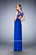 La Femme 21889 Multiple Cutout Plunging Neckline Dress