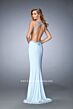 La Femme 22642 Halter Neckline Fitted Dress