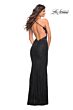 La Femme 30474 Dark Berry Lace Dress