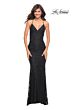 La Femme 30474 Dark Berry Lace Dress