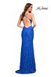 La Femme 30474 Dark Berry Lace Dress