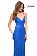 La Femme 30474 Dark Berry Lace Dress