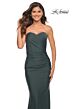 La Femme 30502 Royal Blue Strapless Dress