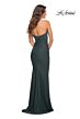 La Femme 30502 Royal Blue Strapless Dress