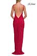 La Femme 33302 Royal Blue Spaghetti Strap Hotfix Dress