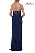 La Femme 33303 Black Strapless Hotfix Dress