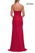 La Femme 33304 Black Sweetheart Neckline Hotfix Dress
