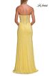 La Femme 33304 Black Sweetheart Neckline Hotfix Dress