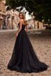 La Femme 33307 Black Sweetheart Neck Strapless Dress