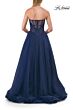 La Femme 33307 Black Sweetheart Neck Strapless Dress