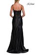 La Femme 33325 Royal Blue Sweep Train Spaghetti Strap Dress