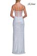 La Femme 33343 Red Spaghetti Strap Hotfix Dress