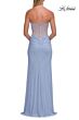 La Femme 33354 Royal Blue Hotfix Strapless Dress