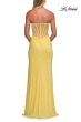 La Femme 33354 Royal Blue Hotfix Strapless Dress