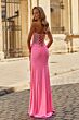 La Femme 33355 Bubblegum Pink Sweetheart Neckline Strapless Dress