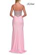 La Femme 33357 Cloud Blue Spaghetti Strap Dress