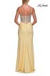 La Femme 33357 Cloud Blue Spaghetti Strap Dress