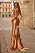 La Femme 33362 Bronze Sweetheart Neckline Strapless Dress