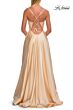 La Femme 33373 Ice Blue A-line with Pocket Dress