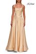 La Femme 33373 Ice Blue A-line with Pocket Dress