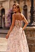 La Femme 33409 Multicolor Floral with Pocket Dress