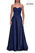 La Femme 33417 Copper Strapless with Pocket Dress