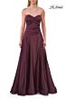 La Femme 33417 Copper Strapless with Pocket Dress