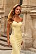 La Femme 33431 Dark Emerald Sweetheart Neckline Strapless Dress