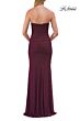 La Femme 33431 Dark Emerald Sweetheart Neckline Strapless Dress