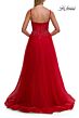 La Femme 33436 Marine Blue Spaghetti Strap Sweetheart Neckline Dress