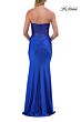 La Femme 33509 High Slit Black Fitted Dress