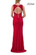 La Femme 33519 Sweetheart Neck Black Dress