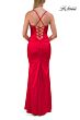 La Femme 33611 Dark Teal Empire Waist Dress