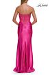 La Femme 33639 Bronze Basque Waist Strapless Dress