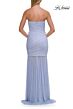 La Femme 33725 Black Sweetheart Neckline Hotfix Dress
