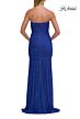 La Femme 33725 Black Sweetheart Neckline Hotfix Dress