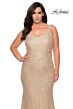 La Femme 28798 Sweetheart Neck Lace Plus Size Dress